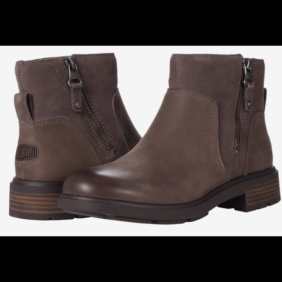 Like NEW UGG Harrison Waterproof Leather Booties 7,5 - Picture 12 of 13